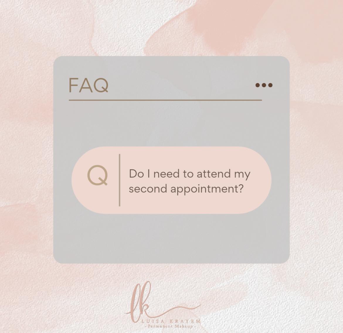 Do I need to attend my second appointment?